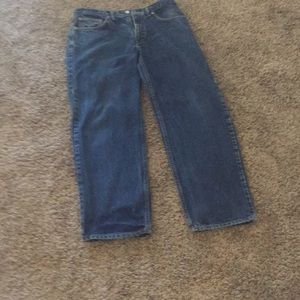 Mens Levis 550 Relaxed Fit Zipper 34x30
